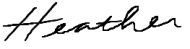heather signature